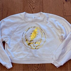 Grateful Dead crop Steal Your Face sweatshirt RARE
